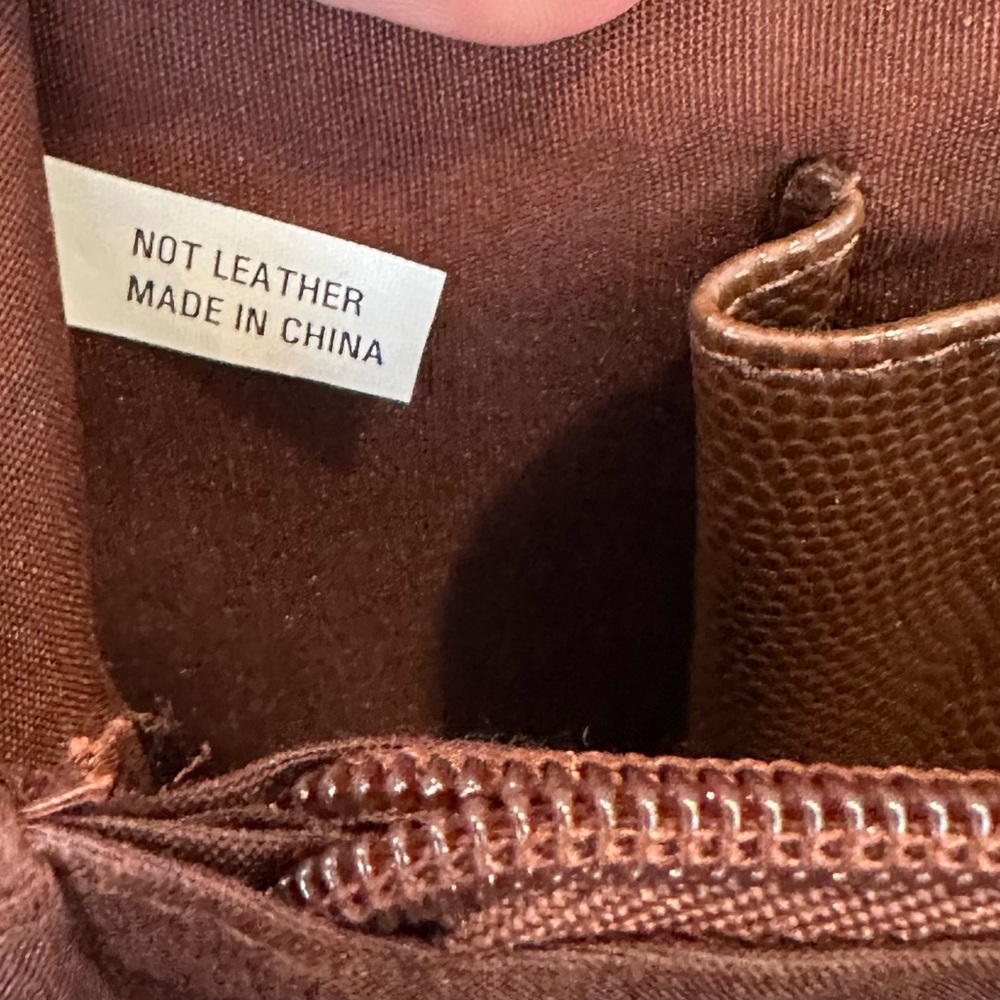 ✨EUC✨Coldwater Creek Brown Pebbled Laptop/ Tablet Travel Bag - Picture 12 of 16